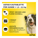Adtab 56 mg Kautabletten für Hunde 1,3-2,5 kg Produktbild 4