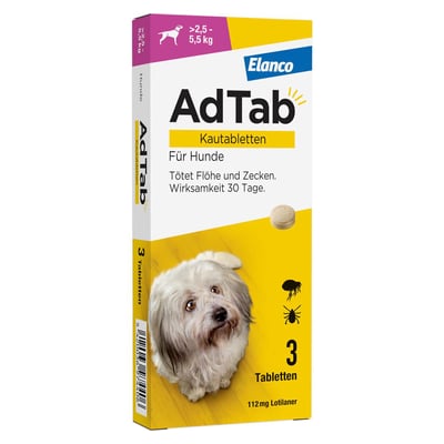 Adtab 112 mg Hund 2,5-5,5 kg Produktbild 1