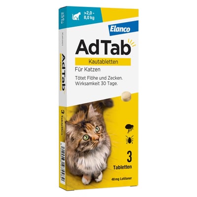 Adtab 48 mg Katze 2-8 kg Produktbild 1