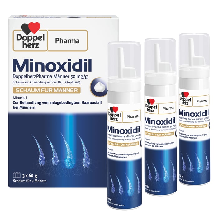 Minoxidil DoppelherzPharma Männer 50 mg/g