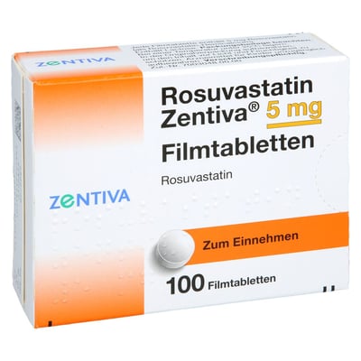 Rosuvastatin Zentiva 5 mg Produktbild 1