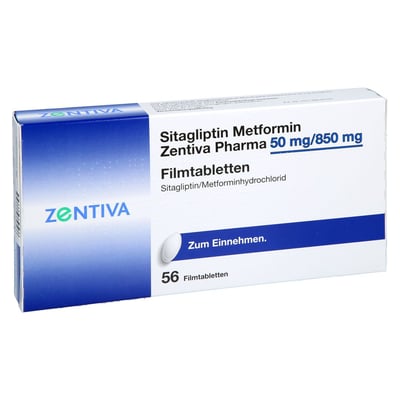 Sitagliptin Metformin Zentiva Pharma 50 mg/850 mg