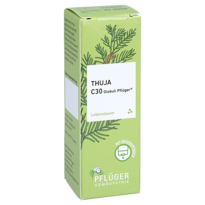 Thuja C30 Globuli Pflüger Dosierspender
