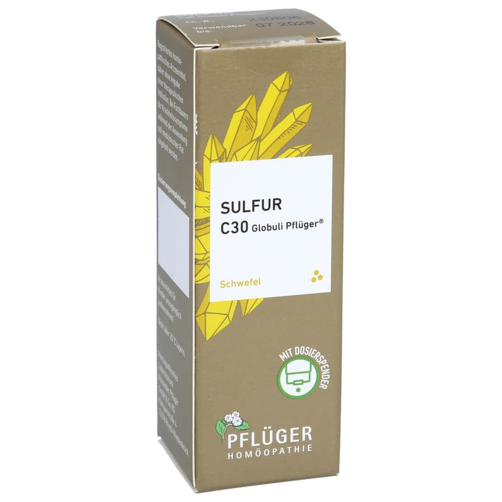 Sulfur C30 Globuli Pflüger Dosierspender