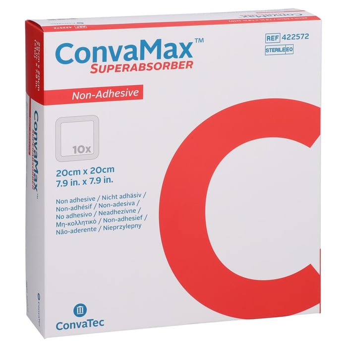 Convamax Superabsorber nicht adhäsiv 20x20 cm