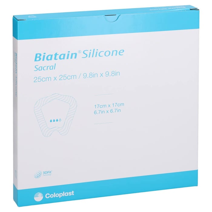 Biatain Silicone Schaumverb.Sakrum groß 25x25 cm