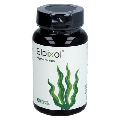 Algenöl Kapseln 1000 mg Omega-3 vegan Elpixol Produktbild 1