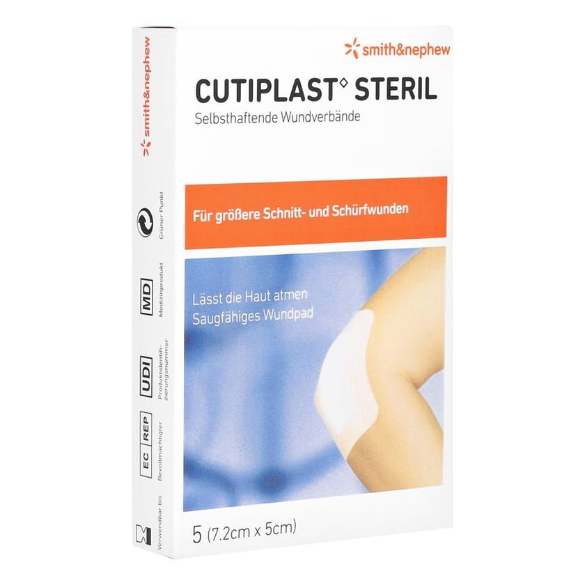 Cutiplast steril Wundverband 5x7,2 cm