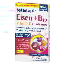 Tetesept Eisen+b12 Vitc+fo