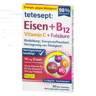 Tetesept Eisen+b12 Vitc+fo