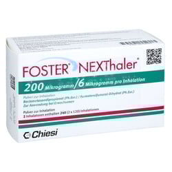 FOSTER NEXThaler 200/6 µg 120 ED Inhalationspulver