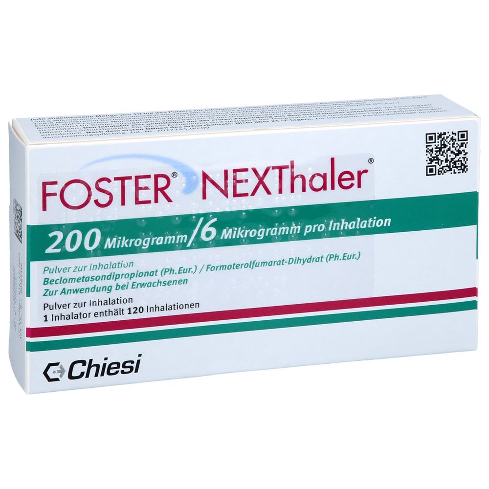 FOSTER NEXThaler 200/6 µg 120 ED Inhalationspulver