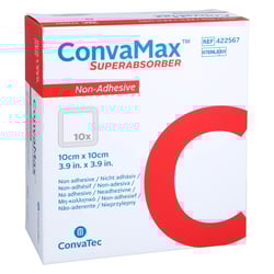 Convamax Superabsorber nicht adhäsiv 10x10 cm