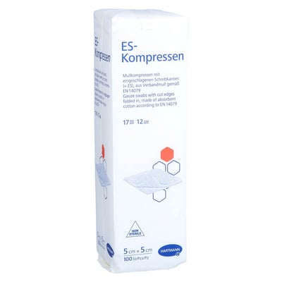 ES-Kompressen unsteril 5x5 cm 12fach