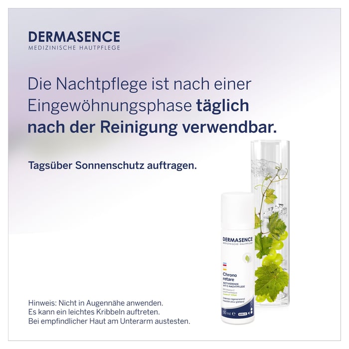 Dermasence Chrono retare Aktiv. VIT-C Nachtpflege