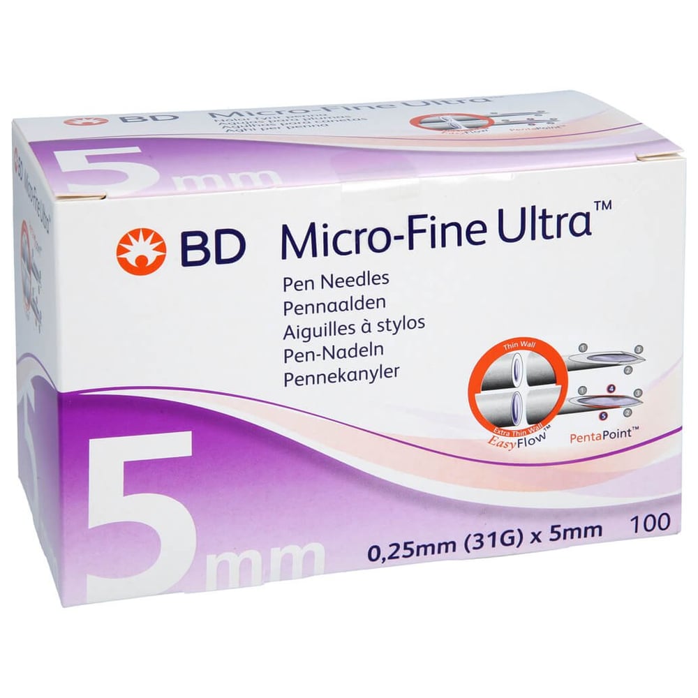 Bd Microfine Ultra0.25x5mm