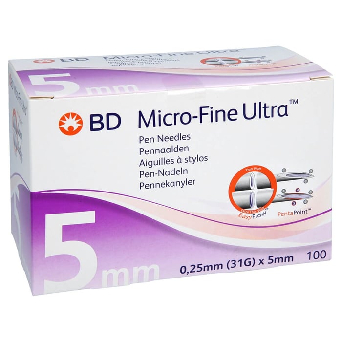 Bd Microfine Ultra0.25x5mm