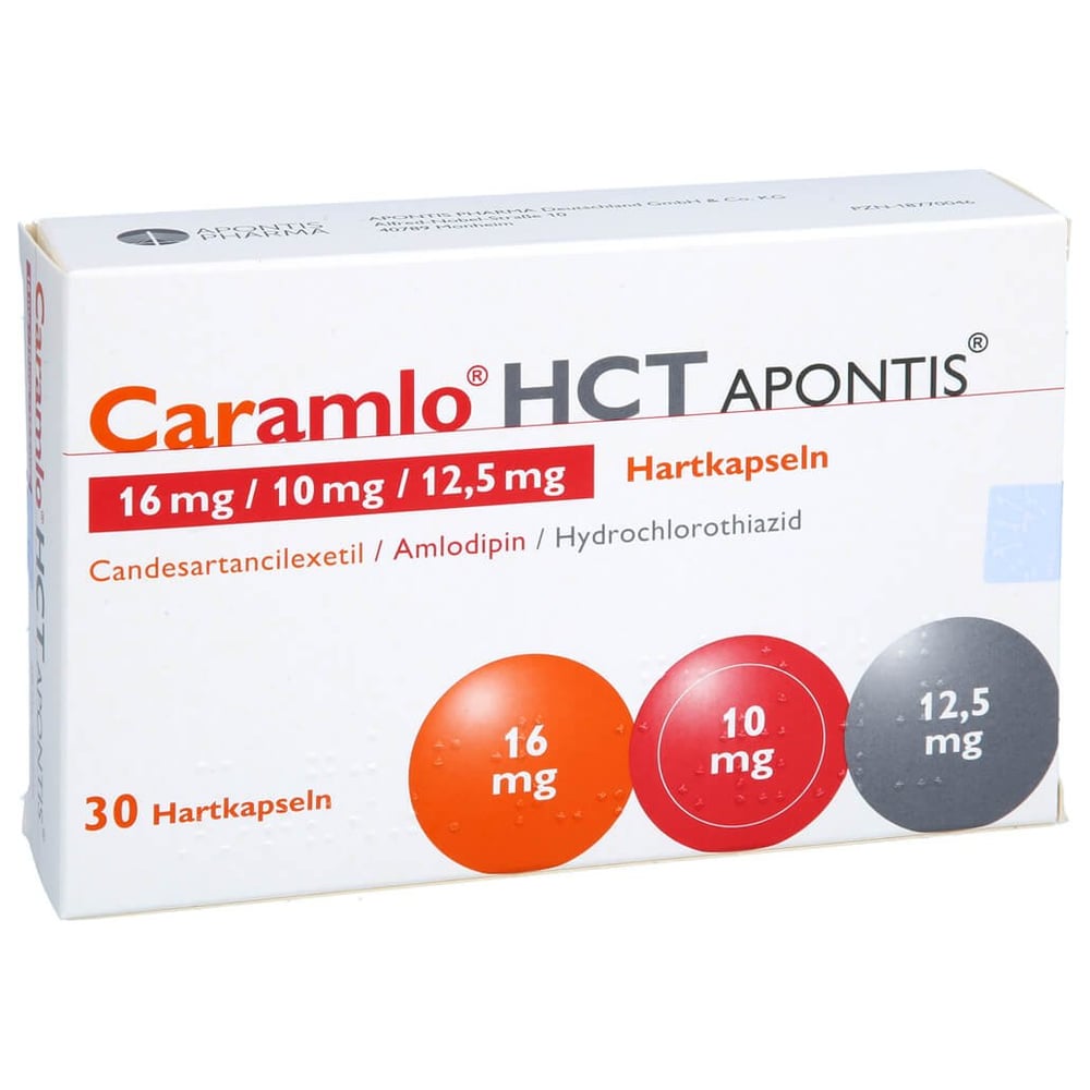 Caramlo HCT APONTIS 16 MG/10 MG/12.5 MG Hartkapsel