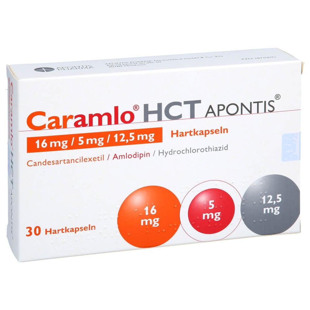 Caramlo HCT APONTIS 16 MG/5 MG/12.5 MG Hartkapseln