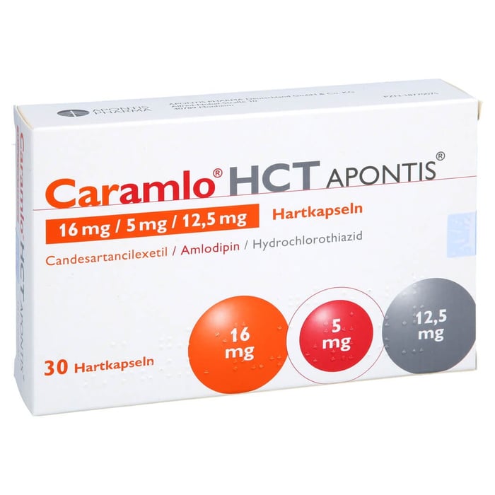 Caramlo HCT APONTIS 16 MG/5 MG/12.5 MG Hartkapseln