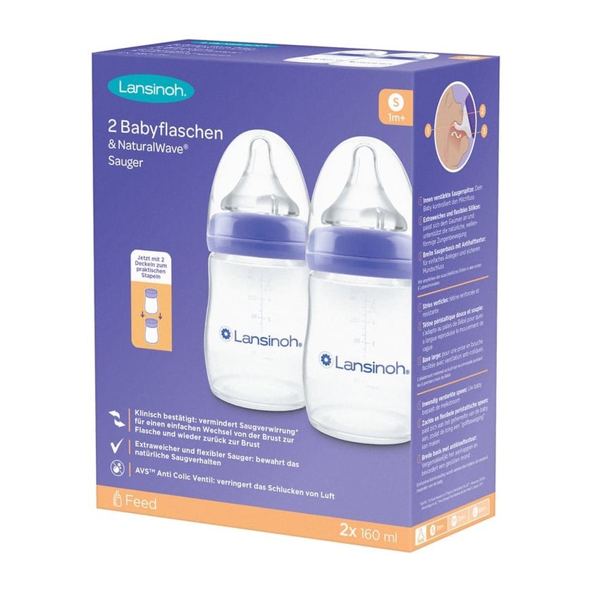 Lansinoh Babyfla 160ml+s