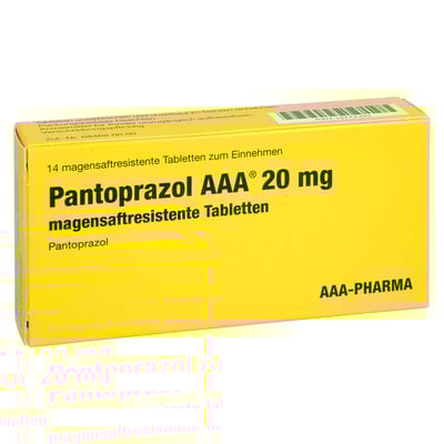 Pantoprazol AAA 20 mg