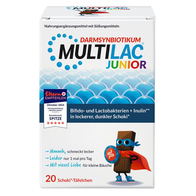 Multilac Darmsynbiotikum Junior Täfelchen Produktbild 1