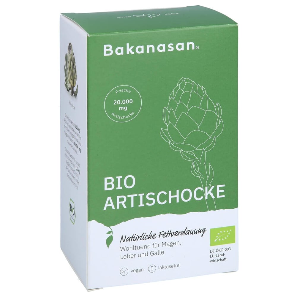 Bakanasan Bio Artischocke Kapseln