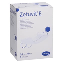 Zetuvit E Saugkompressen steril 20x40 cm