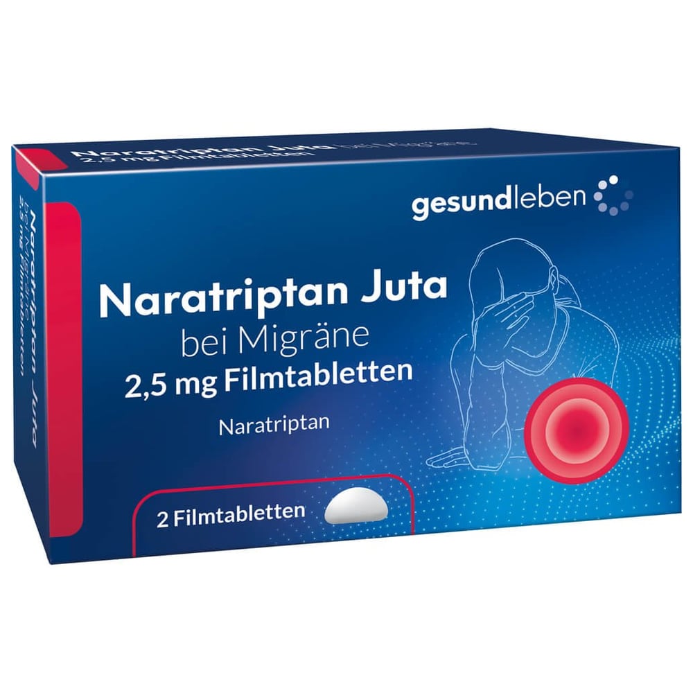Naratriptan Juta bei Migräne 2,5 mg/gesundleben