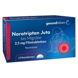 Naratriptan Juta bei Migräne 2,5 mg/gesundleben