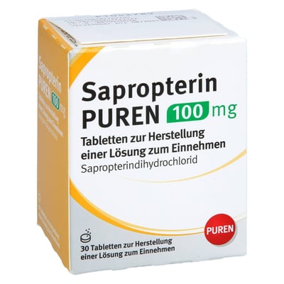 Sapropterin PUREN 100 mg Tab. Einn.