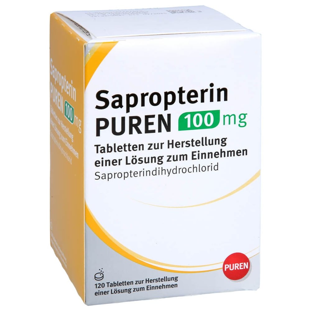 Sapropterin PUREN 100 mg Tab. Einn.