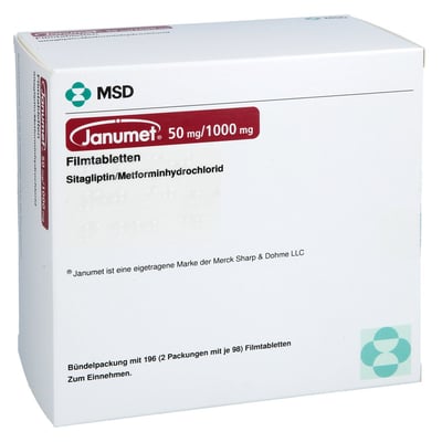 Janumet 50 mg/1000 mg