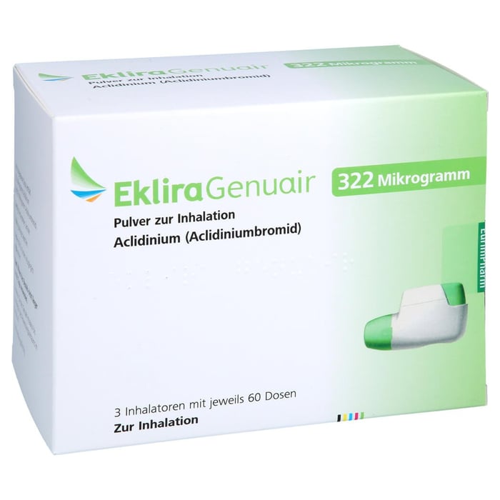 Eklira Genuair 322 ug Pulver zur Inhalation 3x60ED