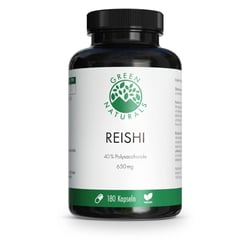 Green Naturals Reishi 650 mg hochdos.vegan Kapseln