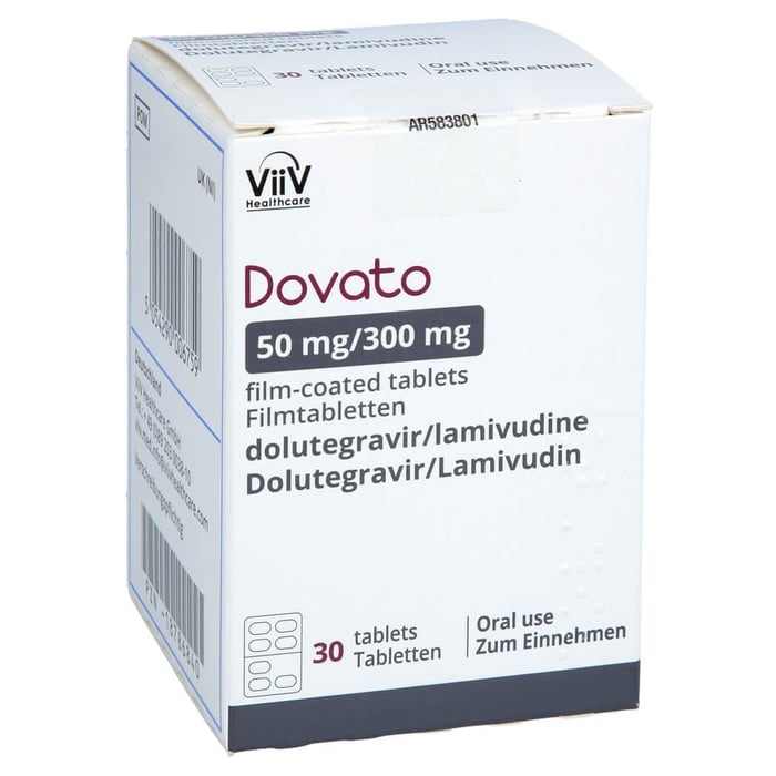Dovato 50 mg/300 mg Filmtabletten - Blisterpackung