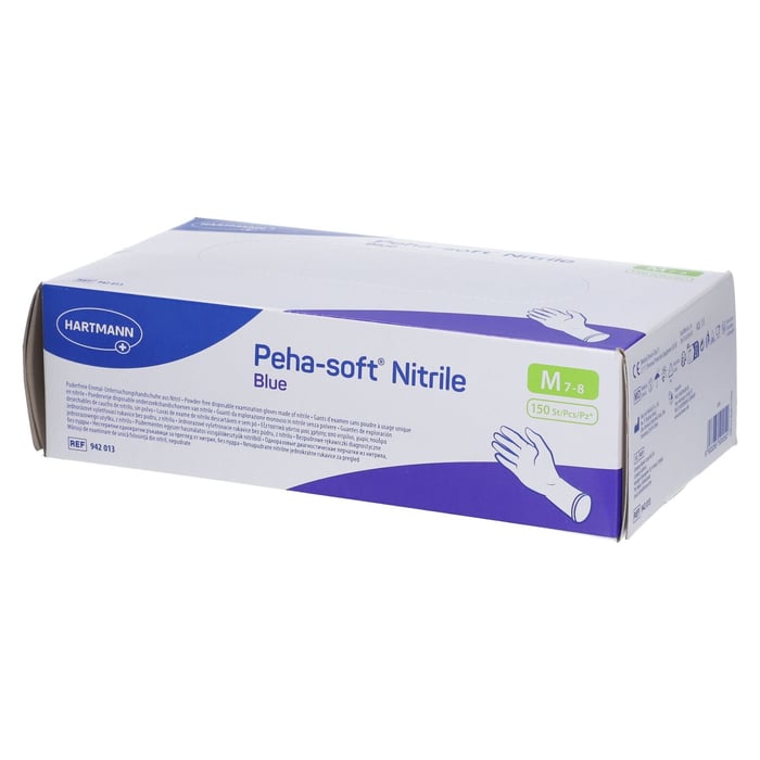Peha-soft nitrile blue Größe M