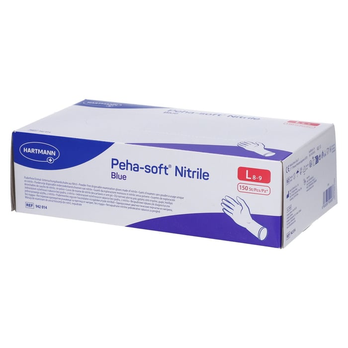 Peha-soft nitrile blue Größe L