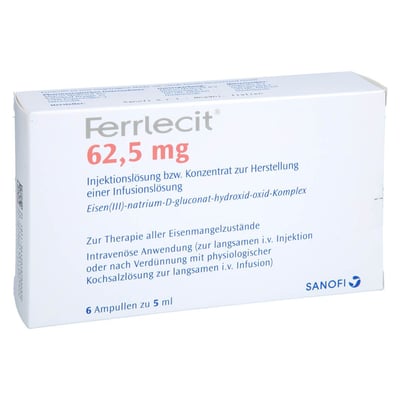 Ferrlecit 62,5 mg Inj-bzw. KonH.Inf- Produktbild 1