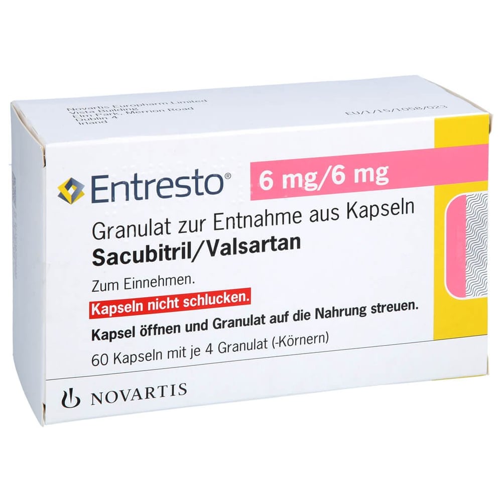 Entresto 6 mg/6 mg Granulat zur Entnahme aus Kapseln