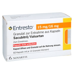 Entresto 15 mg/16 mg Granulat zur Entnahme aus Kapseln