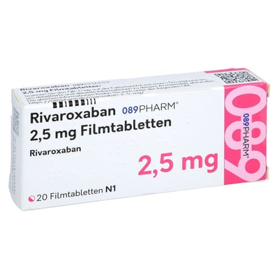 Rivaroxaban 089PHARM 2,5 mg