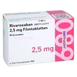 Rivaroxaban 089PHARM 2,5 mg