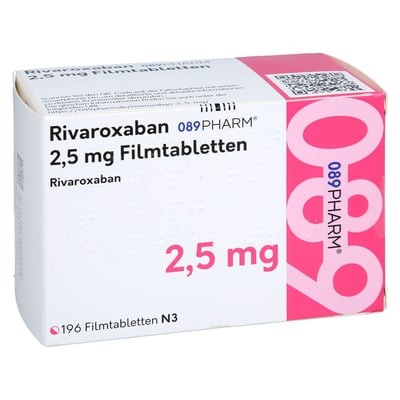 Rivaroxaban 089PHARM 2,5 mg