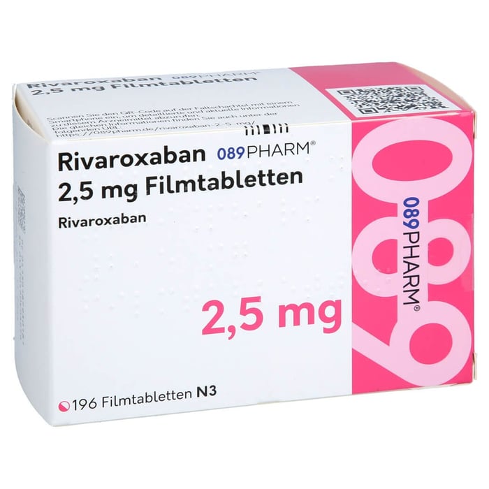 Rivaroxaban 089PHARM 2,5mg
