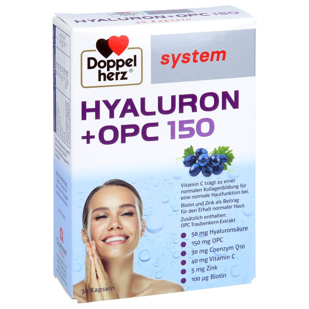 Doppelherz Hyaluron + OPC system