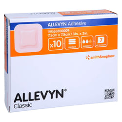 Allevyn Adhesive 7,5x7,5 cm haftende Wundauflage Crosp Medical