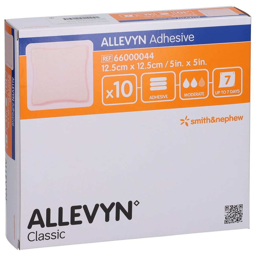 Allevyn Adhesive 12,5x12,5 cm haftende Wundauflage