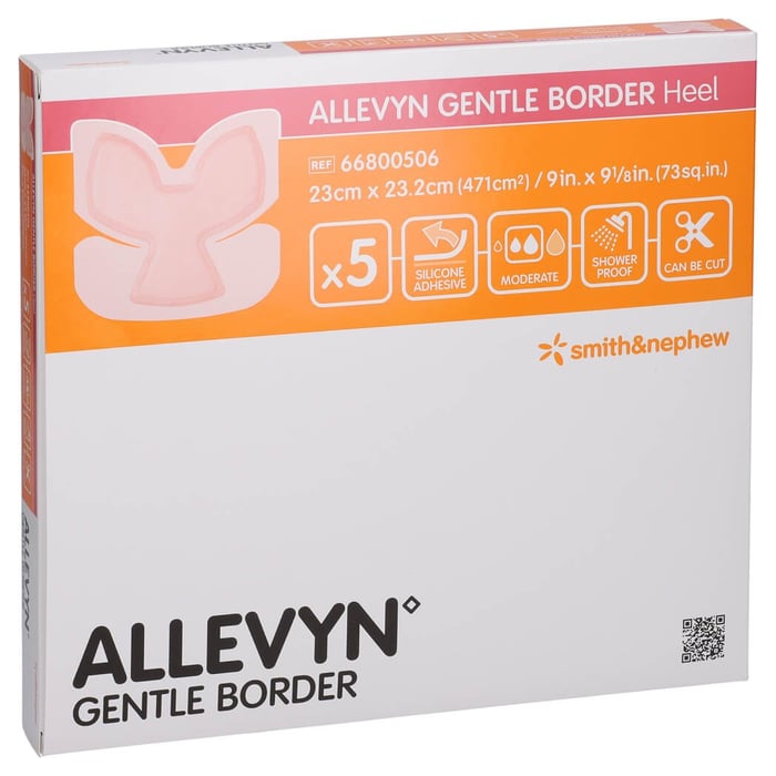 Allevyn Gentle Border Heel Schaumverband